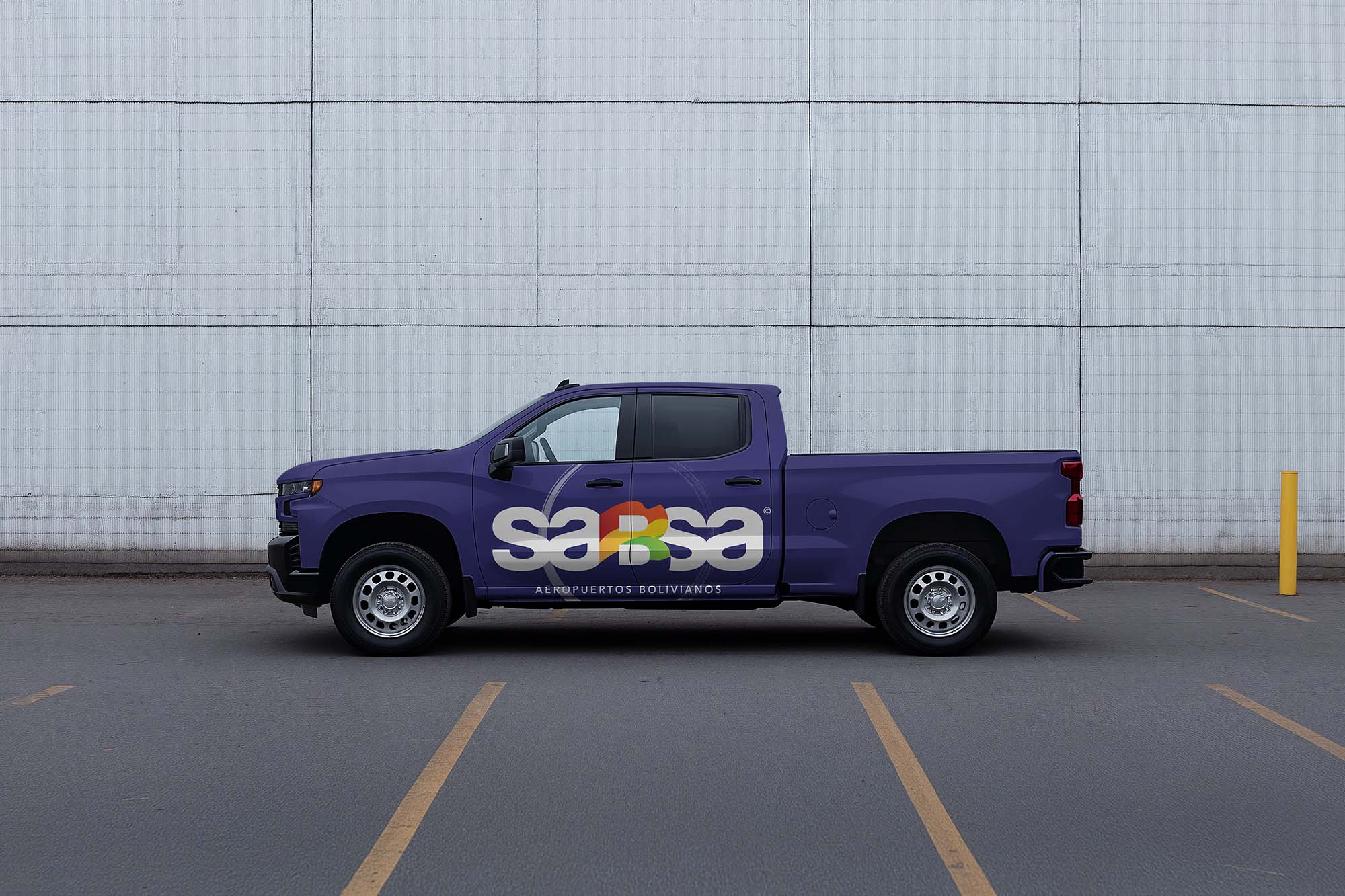 Aplicación de logo SABSA en papelería
